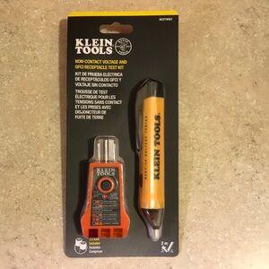 Klein Tools Non-Contact Voltage & GFCI Receptacle Test Kit Brand New In Box